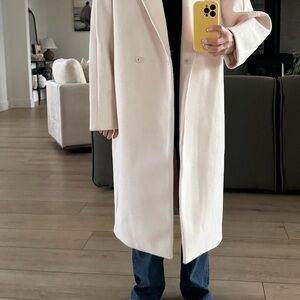 H&M Cream Wool-like Coat